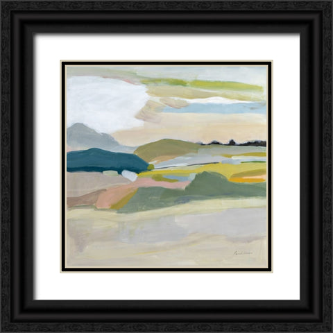 Foraging in the Spring Black Ornate Wood Framed Art Print with Double Matting by Munger, Pamela