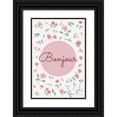 French Garden V Black Ornate Wood Framed Art Print with Double Matting by Kucwaj-Tybur, Kasia