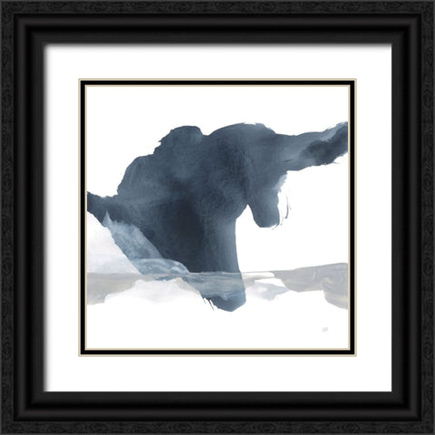 Abstracted Coastal II Black Ornate Wood Framed Art Print with Double Matting by Paschke, Chris