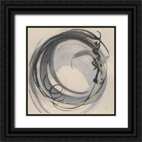 Blurred II Black Ornate Wood Framed Art Print with Double Matting by Paschke, Chris