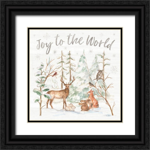 Winter Wonderland IV Black Ornate Wood Framed Art Print with Double Matting by Vassileva, Silvia