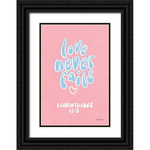 Good Words III Black Ornate Wood Framed Art Print with Double Matting by Thorns, Becky