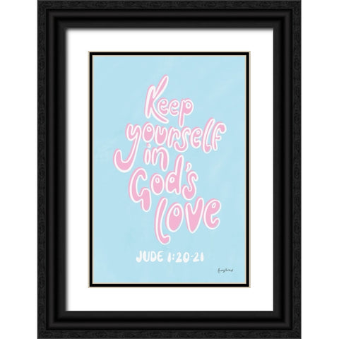 Good Words IV Black Ornate Wood Framed Art Print with Double Matting by Thorns, Becky