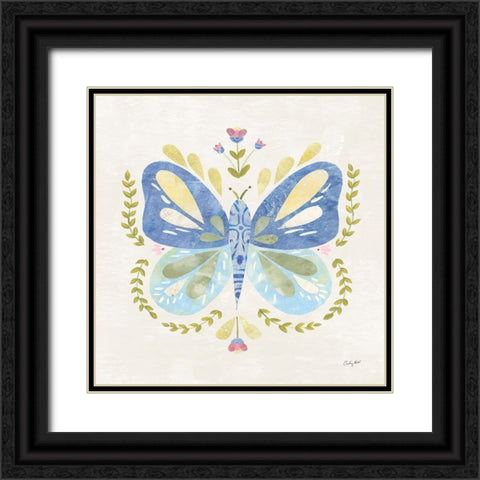 Folk Cottage I Black Ornate Wood Framed Art Print with Double Matting by Prahl, Courtney