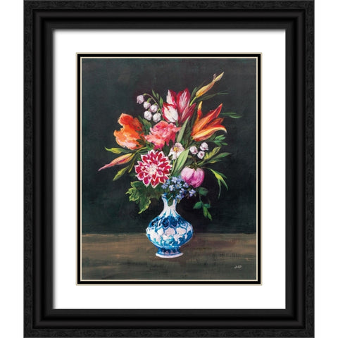Masterful I Black Ornate Wood Framed Art Print with Double Matting by Purinton, Julia