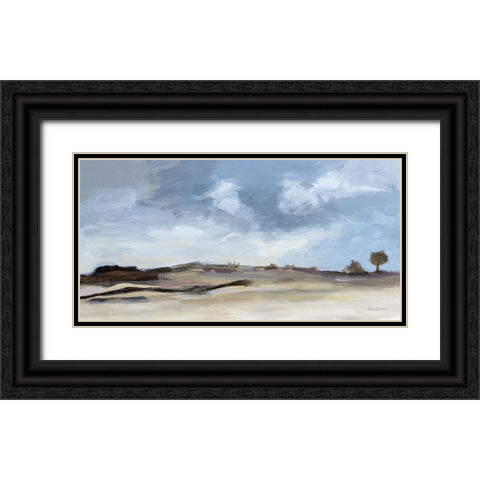 Before the Rain Black Ornate Wood Framed Art Print with Double Matting by Munger, Pamela