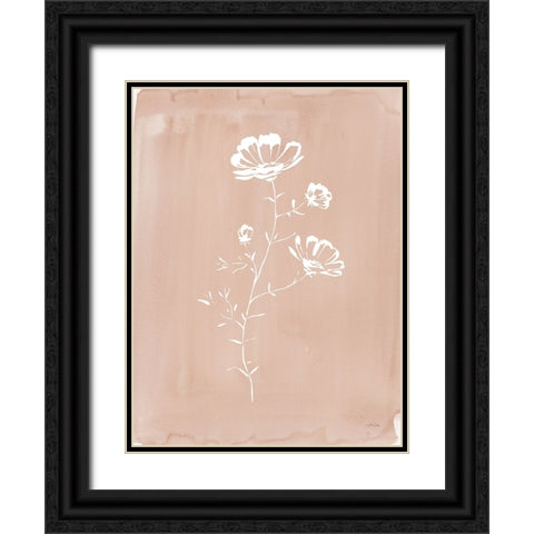 Cottage Wildflowers IV Black Ornate Wood Framed Art Print with Double Matting by Pete, Katrina