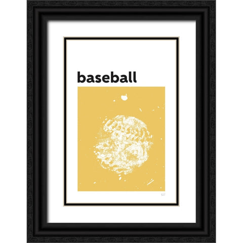 Baller I Black Ornate Wood Framed Art Print with Double Matting by Youngstrom, Kent