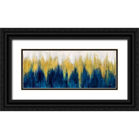 Glimmer II Black Ornate Wood Framed Art Print with Double Matting by Purinton, Julia