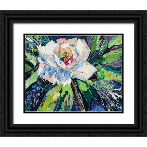 Solitude Black Ornate Wood Framed Art Print with Double Matting by Vertentes, Jeanette