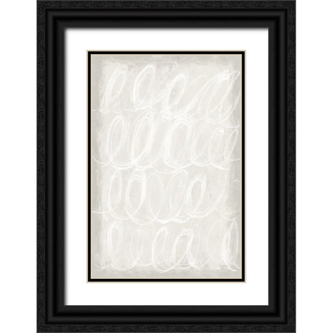 Calming Thoughts II Black Ornate Wood Framed Art Print with Double Matting by Urban, Mary