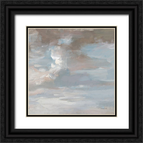 Ethereal Sky Black Ornate Wood Framed Art Print with Double Matting by Nai, Danhui