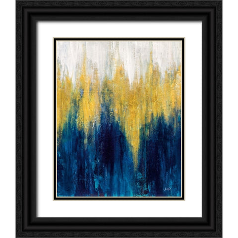 Glimmer II Crop I Black Ornate Wood Framed Art Print with Double Matting by Purinton, Julia