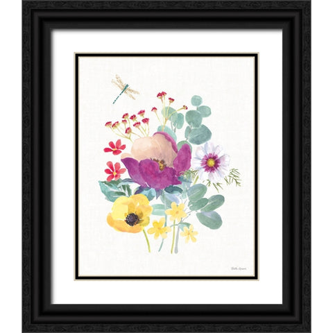 Springtime Bloom II Black Ornate Wood Framed Art Print with Double Matting by Grove, Beth