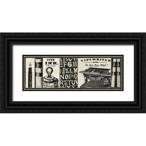 Librarian II Black Ornate Wood Framed Art Print with Double Matting by Pela Studio