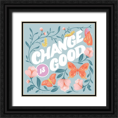 Winged Wonders IV Black Ornate Wood Framed Art Print with Double Matting by Graham, Gia