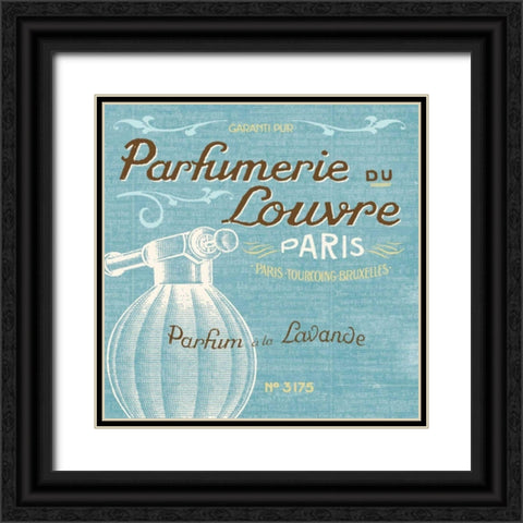 Indulge Yourself Aqua II Black Ornate Wood Framed Art Print with Double Matting by Pela Studio