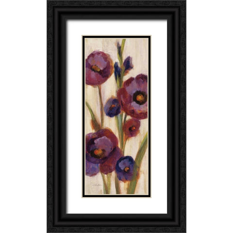 Frosted Bloom in Neutral I Crop Black Ornate Wood Framed Art Print with Double Matting by Vassileva, Silvia