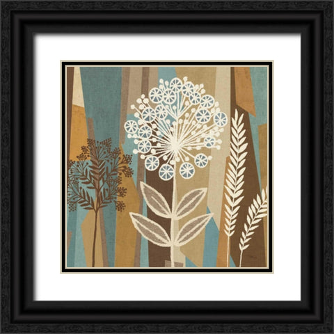 Pieces of Nature II Black Ornate Wood Framed Art Print with Double Matting by Pela Studio