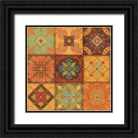 From India II Black Ornate Wood Framed Art Print with Double Matting by Pela Studio