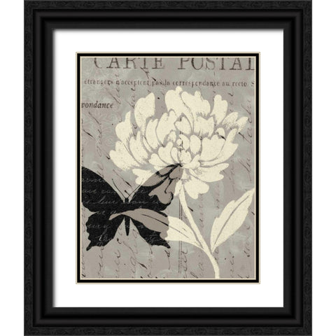 Natural Prints I Black Ornate Wood Framed Art Print with Double Matting by Brissonnet, Daphne