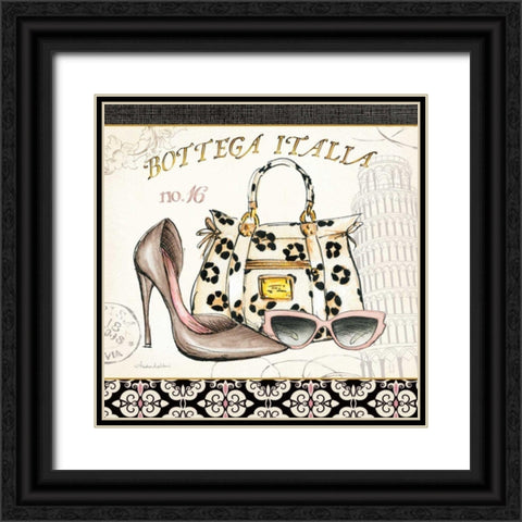 Boutique de Luxe I Black Ornate Wood Framed Art Print with Double Matting by Laliberte, Andrea