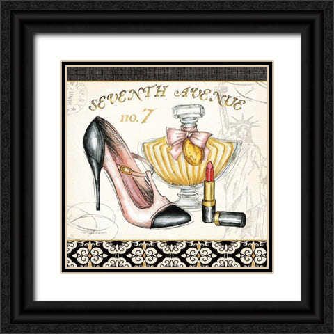 Boutique de Luxe III Black Ornate Wood Framed Art Print with Double Matting by Laliberte, Andrea