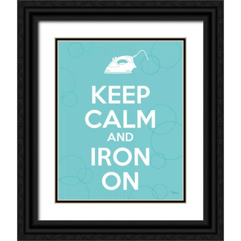 Laundry On II Black Ornate Wood Framed Art Print with Double Matting by Pela Studio