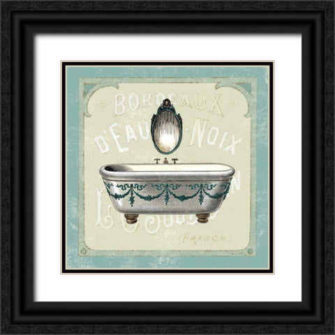 Parisian Bath I Black Ornate Wood Framed Art Print with Double Matting by Schlabach, Sue