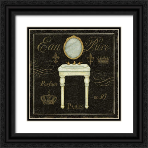 Bain de Luxe IV Black Ornate Wood Framed Art Print with Double Matting by Brissonnet, Daphne