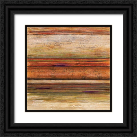 Spectrum II Black Ornate Wood Framed Art Print with Double Matting by Brey, Michael