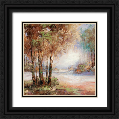 Light in Balance II Black Ornate Wood Framed Art Print with Double Matting by Bannister, Cory