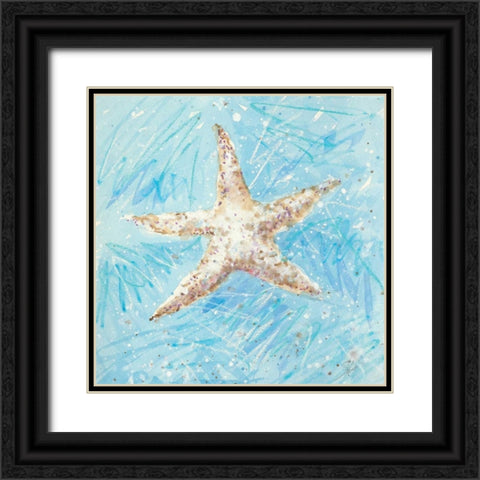 La Mer A Black Ornate Wood Framed Art Print with Double Matting by Sic, Jerry