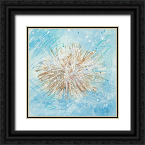 La Mer C Black Ornate Wood Framed Art Print with Double Matting by Sic, Jerry