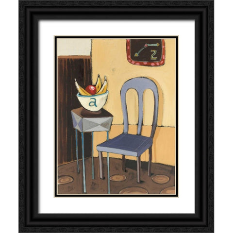 Divine Design II Black Ornate Wood Framed Art Print with Double Matting by Paschal, Irene