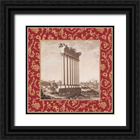 Caravella I Black Ornate Wood Framed Art Print with Double Matting by Alexander, Zachary