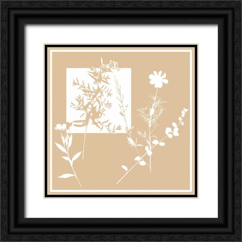 Yin and Yang I Black Ornate Wood Framed Art Print with Double Matting by Bannister, Cory