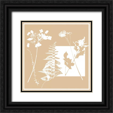 Yin and Yang II Black Ornate Wood Framed Art Print with Double Matting by Bannister, Cory