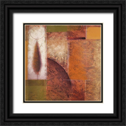 Sympatico I Black Ornate Wood Framed Art Print with Double Matting by Bannister, Cory