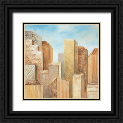 Urban Archaeologist I Black Ornate Wood Framed Art Print with Double Matting by King, Michael