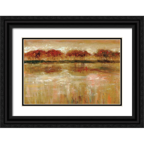 Paxton Cove Black Ornate Wood Framed Art Print with Double Matting by Roth, Jack