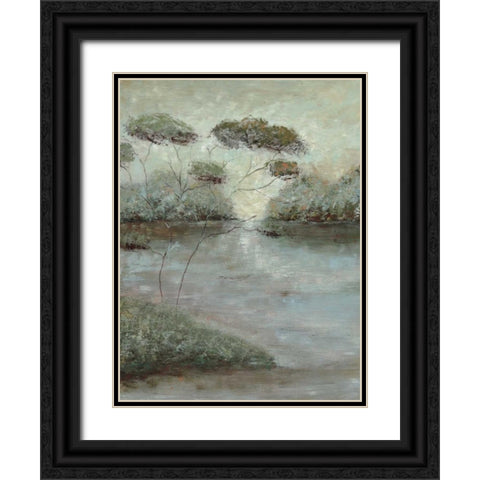 Grafton Woods I Black Ornate Wood Framed Art Print with Double Matting by Roth, Jack