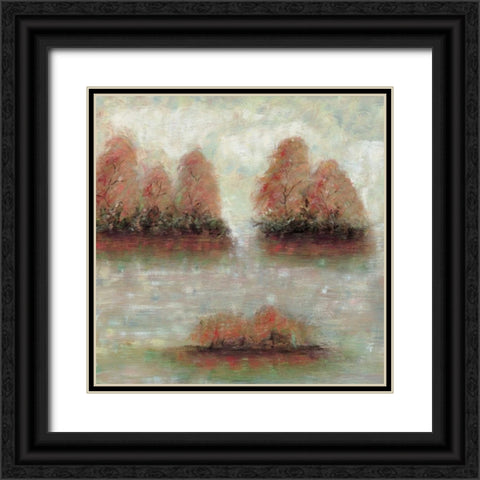 Tamarac Shores I Black Ornate Wood Framed Art Print with Double Matting by Roth, Jack