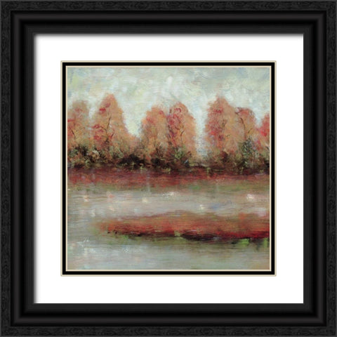 Tamarac Shores II Black Ornate Wood Framed Art Print with Double Matting by Roth, Jack
