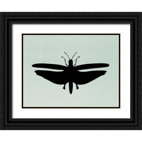 Wind Songs III Black Ornate Wood Framed Art Print with Double Matting by Ziffer, Josef