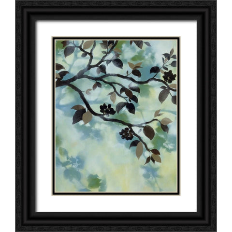 Evening Shadows I Black Ornate Wood Framed Art Print with Double Matting by Paschal, Irene