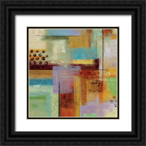 Kalahari Colors Black Ornate Wood Framed Art Print with Double Matting by Stamer, Hilda