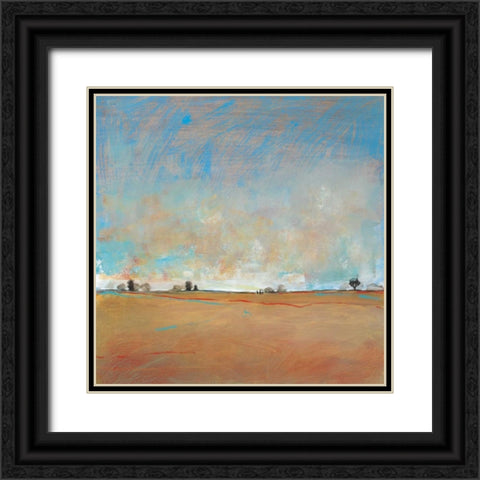 Lands End Black Ornate Wood Framed Art Print with Double Matting by Rogers, Adam