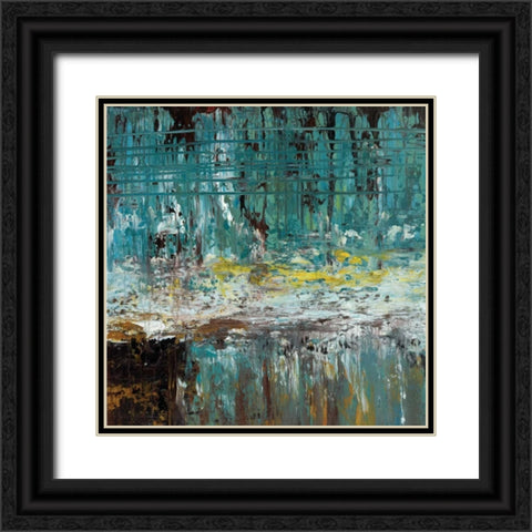 Deep Waters II Black Ornate Wood Framed Art Print with Double Matting by Roth, Jack