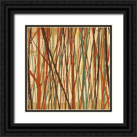 Contempo I Black Ornate Wood Framed Art Print with Double Matting by Prentice, Susan